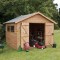 10 x 10 Shiplap Full Tongue & Groove Wooden Garden Workshop Building