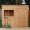 8 x 4 Wooden Pent Tongue and Groove Garden Shed