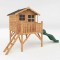 12 x 5 Poppy Tower Playhouse & Slide Childrens Outdoor Wooden Play House Tower