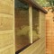 6 x 4 Shiplap Pressure Treated Apex Wooden Garden Shed Single Door