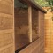 8 x 6 Shiplap Pressure Treated Apex Wooden Garden Shed Single Door