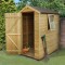 6 x 4 Shiplap Pressure Treated Apex Wooden Garden Shed Single Door