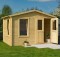 11 x 7 Wooden Log Cabin Executive Garden Office