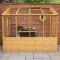 8 x 4 Wooden Lean-To Pent Greenhouse