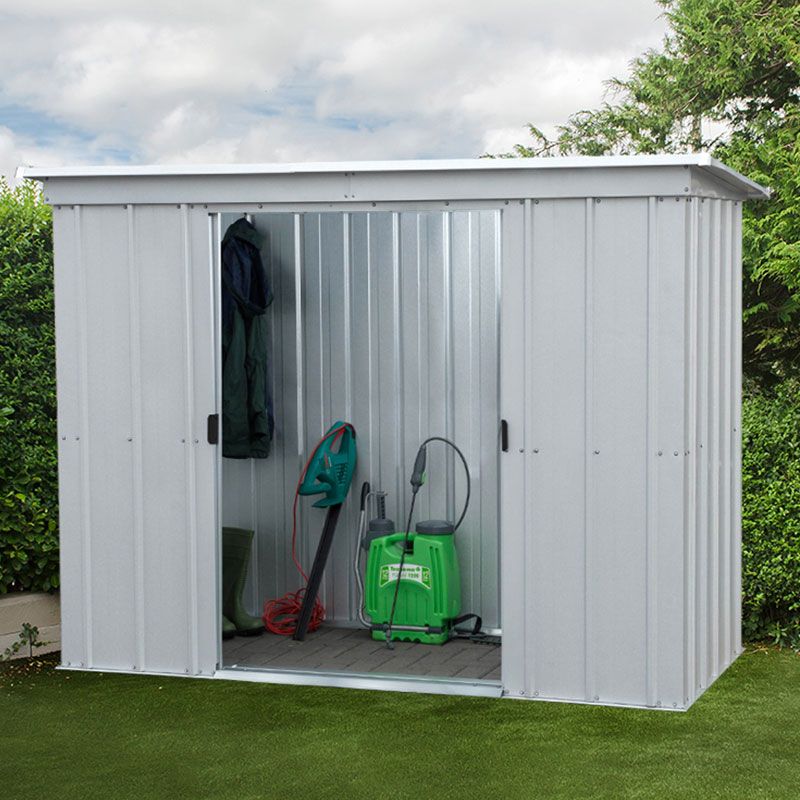 6x4 METAL GARDEN SHEDS YARDMASTER SHED 6ft x 4ft PENT 