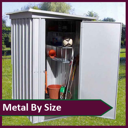 Metal Sheds by Size
