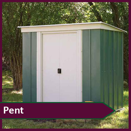 Pent Metal Sheds