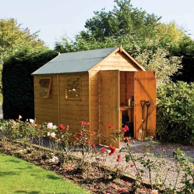 8 x 6 Rowlinsons Premier Range Garden Shed