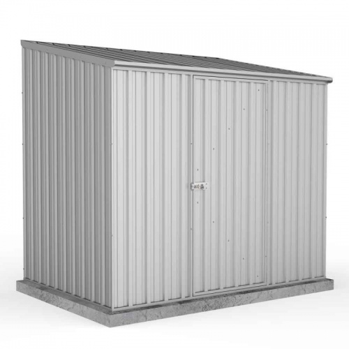 7 x 5 Absco Space Saver Metal Garden Sheds 2.26m x 1.52m Zinc Colour