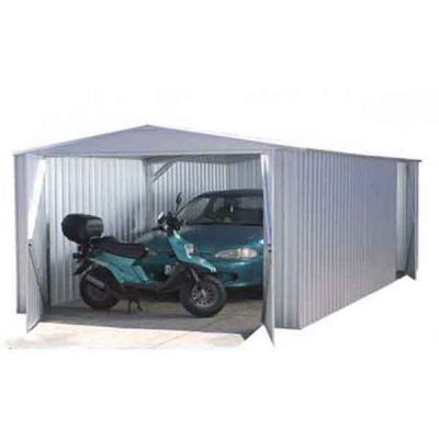 20 x 10 Absco Utility Workshop 6m x 3m Zinc Colour Metal Work Shop