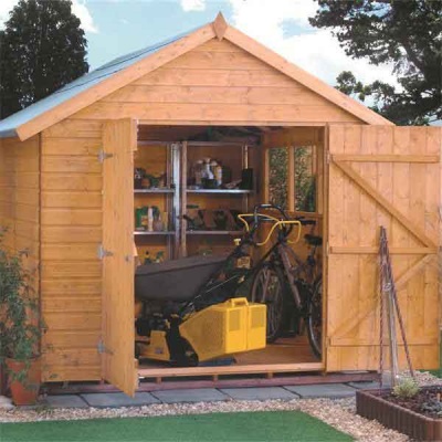 10 x 8 Rowlinsons Premier Range Garden Shed