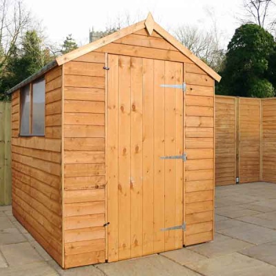 7 x 5 Overlap Apex Wooden Garden Shed