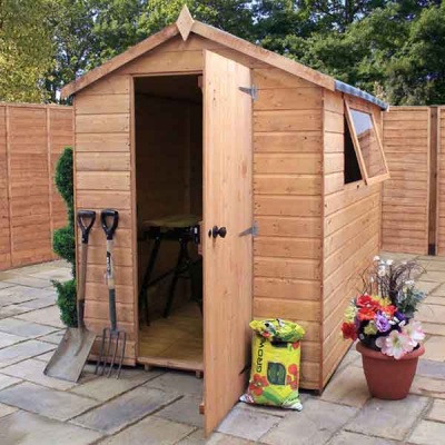 7 x 5 Shiplap Full Tongue & Groove Apex Wooden Garden Sheds