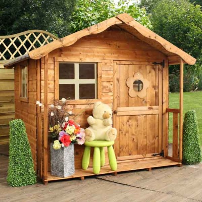 5 x 5 Tulip Playhouse Childrens Outdoor Wooden Play House