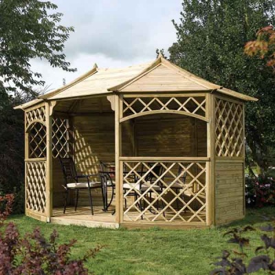 12 x 9 Rowlinsons Sandringham Garden Gazebo