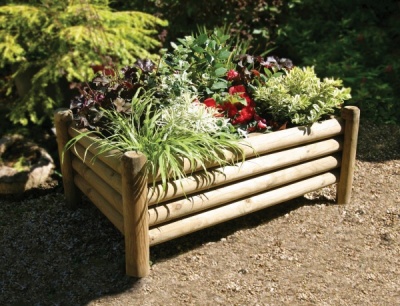 NEW SHREWSBURY PLANTER WOODEN PRESSURE TREATED (1 x 0.66 x 0.42m)