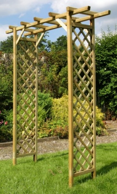 NEW SUNSET ARCH WOODEN PRESSURE TREATED (1.6 x 0.55 x 2.1m)