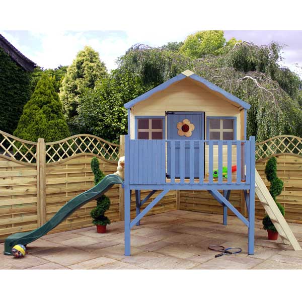 13 X 12 Honeysuckle Tower Playhouse Slide Childrens Outdoor Play House