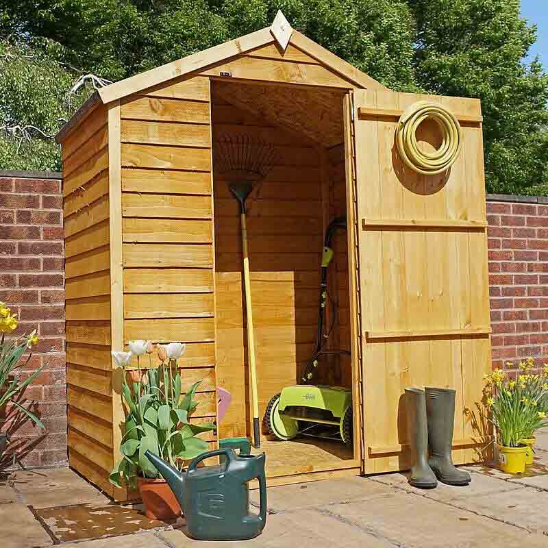 5 x 3 Wooden Garden Apex Bike Store - Windowless