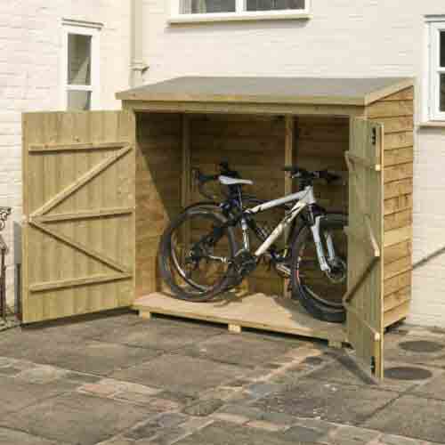 6 x 3 Bike Wallstore Overlap Shed