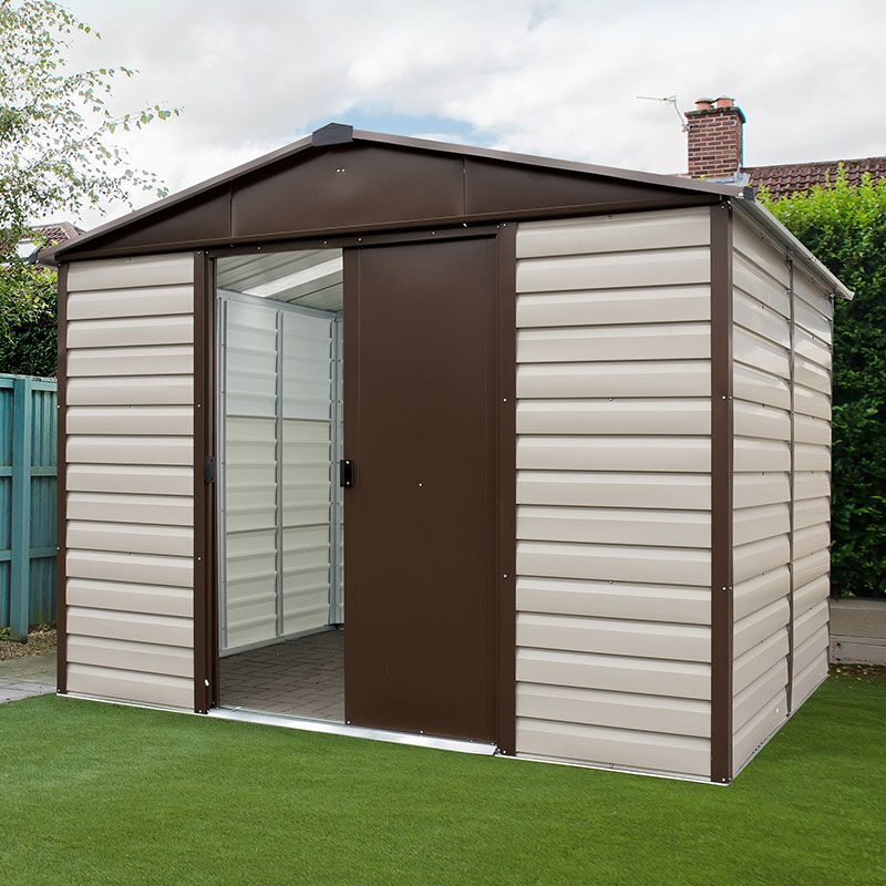 10x8 metal garden sheds yardmaster shed 10ft x 8ft apex