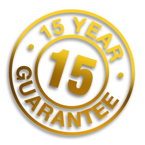 15 Year Manufactures Guarantee against rust perforation
