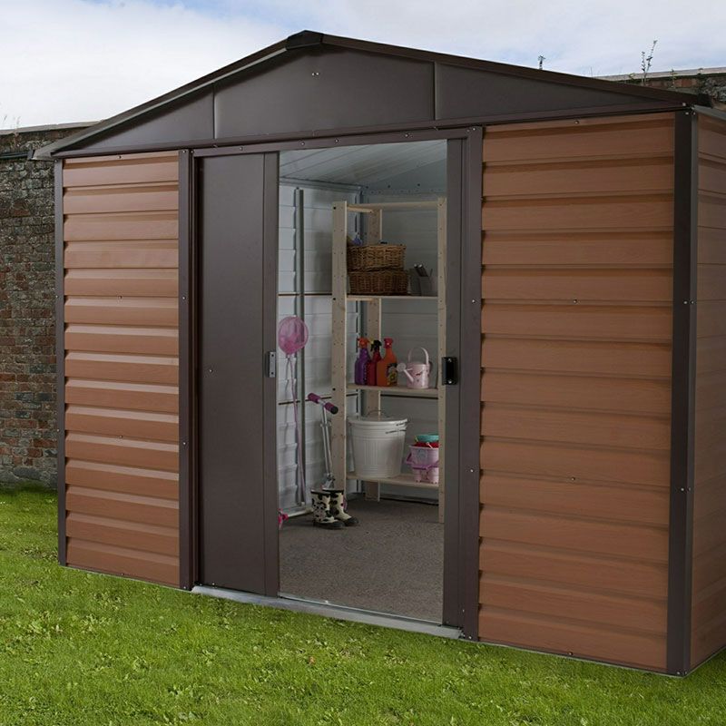 10x8 METAL G   ARDEN SHEDS FLOOR YARDMASTER SHED 10ft x 8ft 